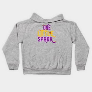 One Little Spark (Purple) Kids Hoodie